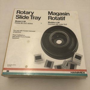 Magasin Rotatif Rotary Slide Tray Model H 80 Kodak Carousel Holds 80 2x2 Slides